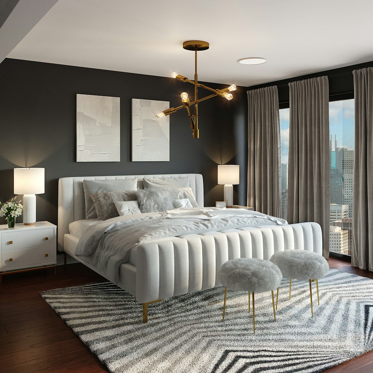 Appartement S+2 haut standing — Ennasr 2